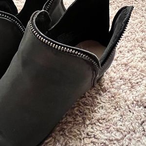 Black ankle boots